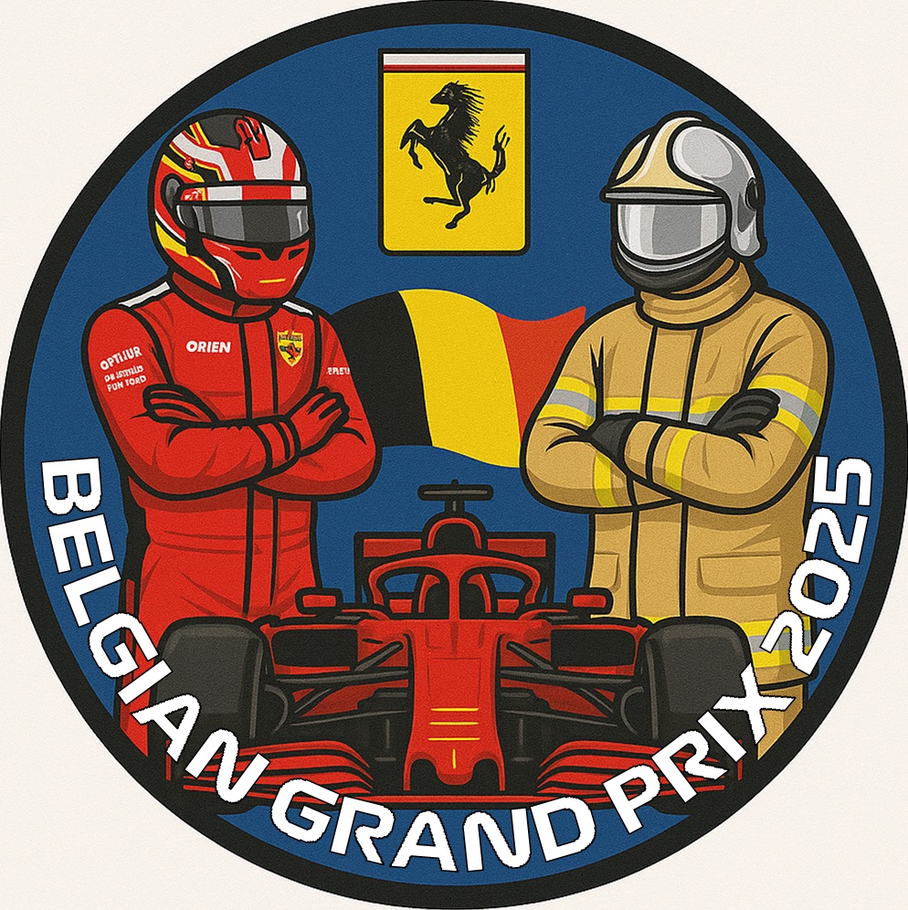 F1 BELGIAN GRAND PRIX 2025 - FERRARI EDITION !! Only 5 exemples created (1 given at Charles Leclerc, 1 given at Lewis Hamilton, 1 given at Jérôme Dambrosio)